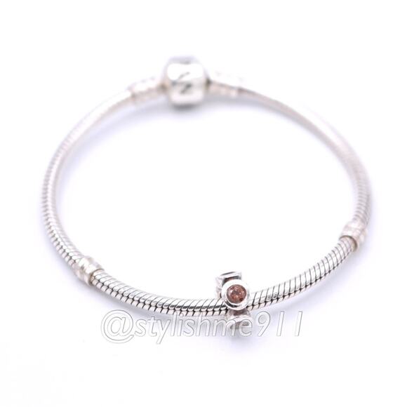 Authentic PANDORA Lights Brown CZ Spacer - 790226BCZ - Picture 5 of 11